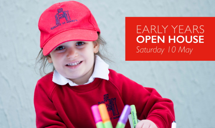 Join Our Early Years Open House on Saturday 10 May