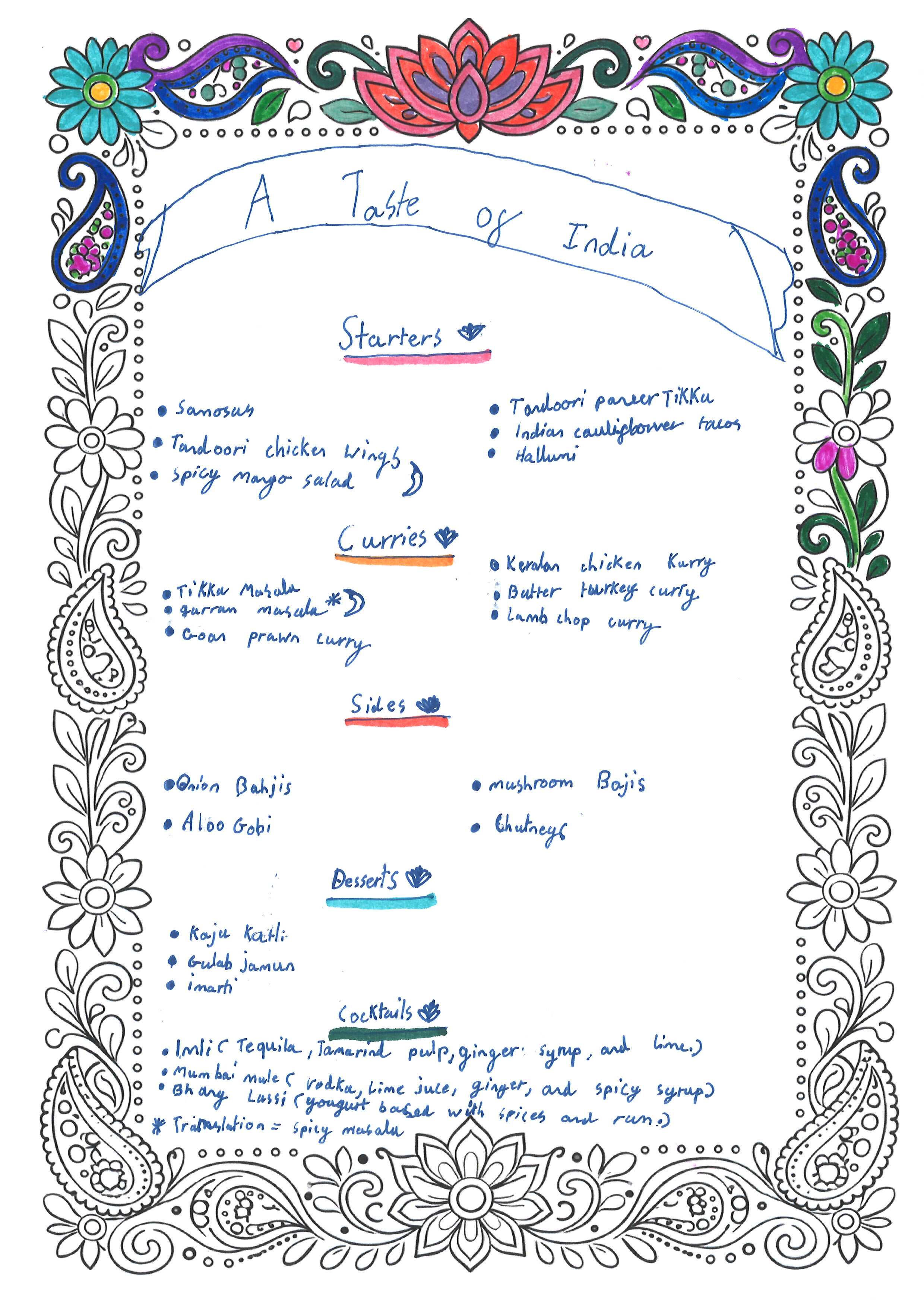 Year 4 Celebrate Culture and Cuisine During India Day