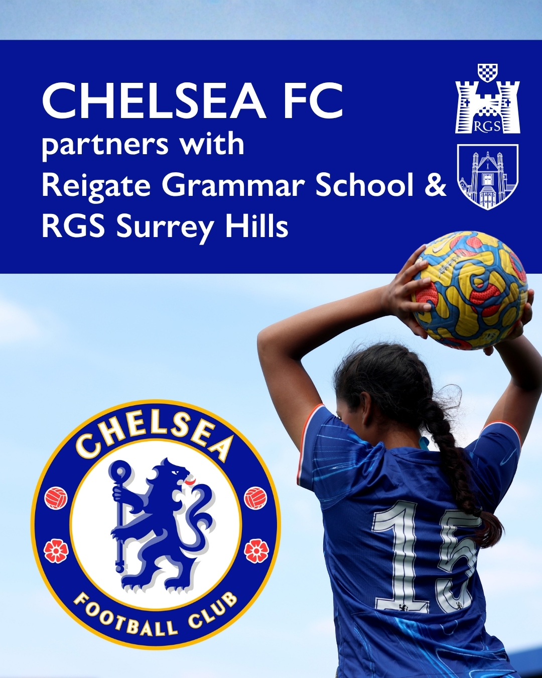 A New Era for School Sport: Chelsea FC Partners with Reigate Grammar School and RGS Surrey Hills A New Era for School Sport: Chelsea FC Partners with Reigate Grammar School and RGS Surrey Hills