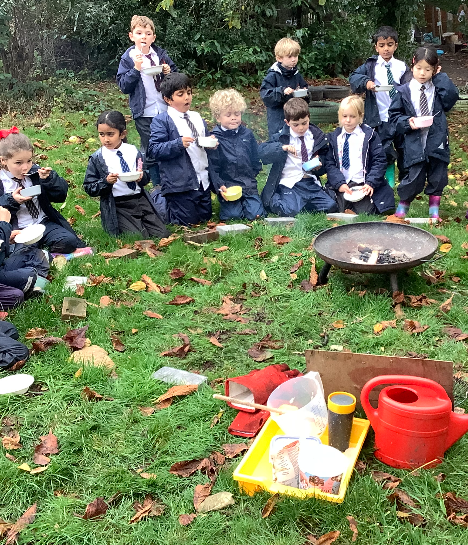 Teamwork and Tasty Treats: Y2 Forest School Apple Crumble Challenge Teamwork and Tasty Treats: Y2 Forest School Apple Crumble Challenge