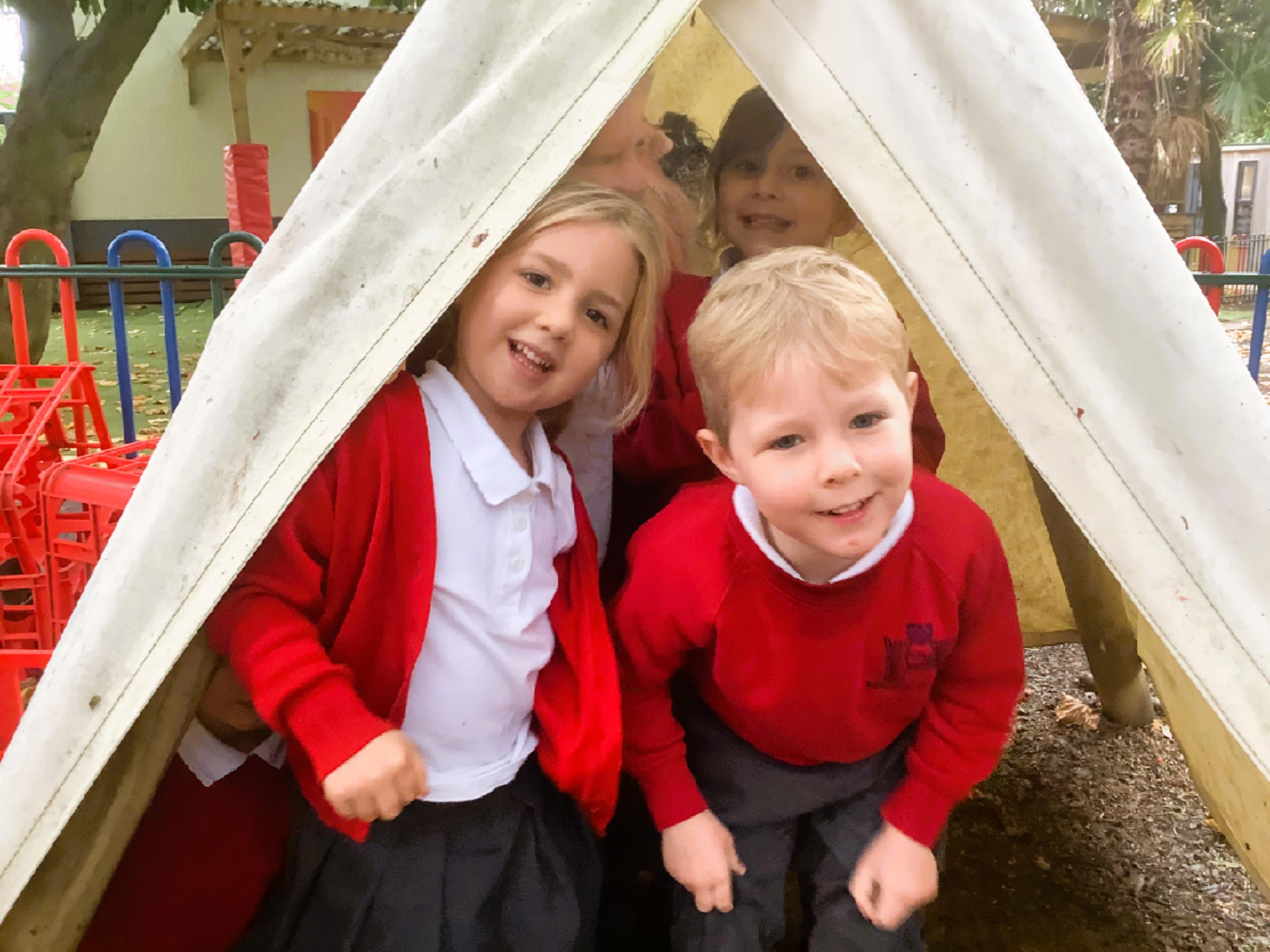 Reception’s Bear Hunt Adventure: Exploring Prepositions Through Play