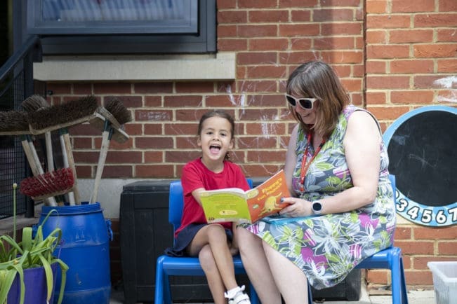 A sunny storytime...